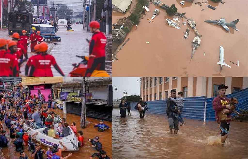 Brasil: inundaciones en Rio Grande Do Sur